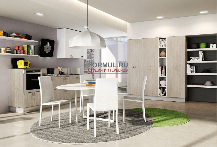 Кухня Berloni Sunny Deck Naturale